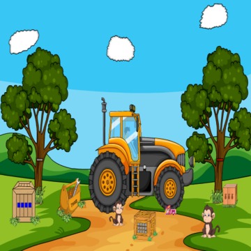 Giant Tractor Escape游戲截圖1