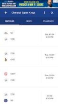 CSK Playing in 11 Players and Fixture/Matches游戲截圖1
