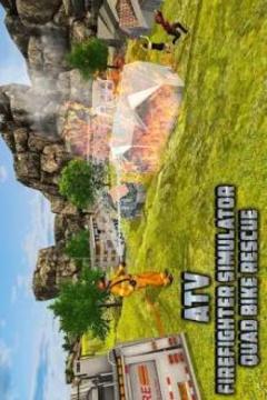 ATV Firefighter Simulator 2018: Quad Bike Rescue游戲截圖5