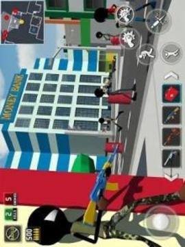 Bank Robbery Royale - Battle Simulator游戲截圖4
