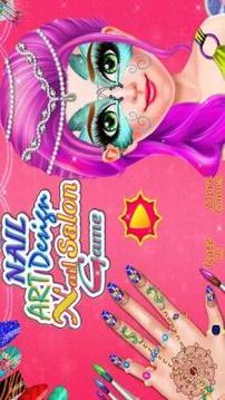 Nail Art Design Nail Salon Game游戲截圖5