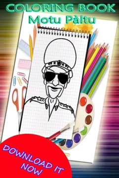 coloring book for Moutu Pàtlu游戲截圖1