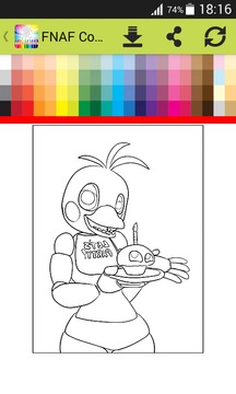 Coloring Book Five Nights游戲截圖3