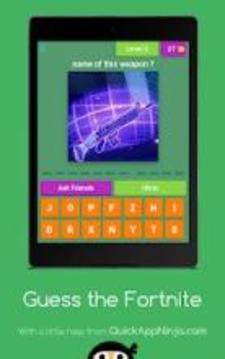 Guess the Picture- Fortnite Quiz (fortn)游戲截圖4