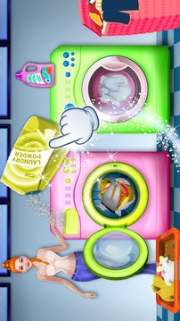 Laundry Washing and Ironing Kids Game游戲截圖3