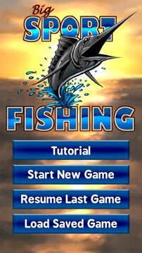 大型3D钓鱼运动游戏截图3