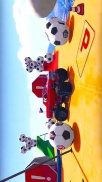 Superheroes Monster Truck Parking: Mega Ramp Games游戲截圖4