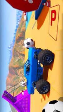 Superheroes Monster Truck Parking: Mega Ramp Games游戲截圖5