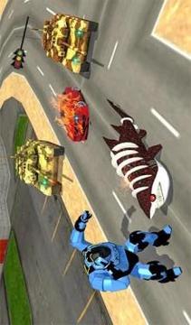 Transformation Robot Shark Game:Shark Simulator游戲截圖3