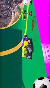 Superheroes Monster Truck Parking: Mega Ramp Games游戲截圖2