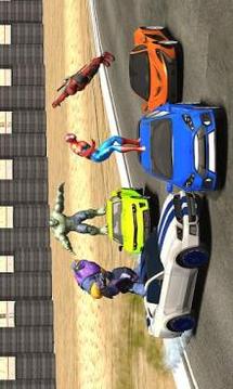 Super Hero Avenger Infinity Drift War游戏截图2