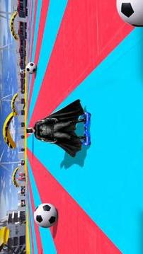 Superheroes Hoverboard Fast Highway Racing游戲截圖1