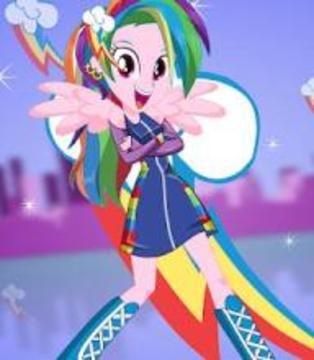 Rarity Dress up Rainbow Dash Fluttershy Games游戲截圖2