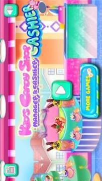 Kids Candy Shop Manager and Cashier Game游戲截圖5