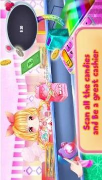 Kids Candy Shop Manager and Cashier Game游戲截圖2