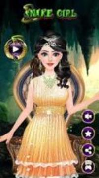 Snake Girl - Nagin Makeover Game游戲截圖4