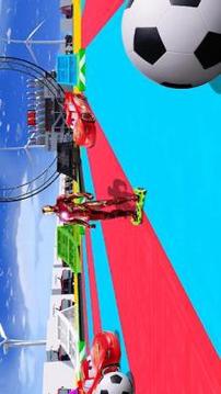 Superheroes Hoverboard Fast Highway Racing游戲截圖3