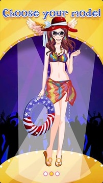 夏日海灘打扮游戲截圖3