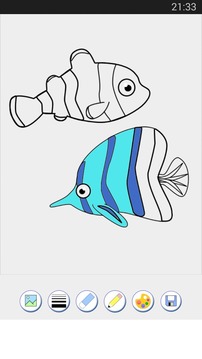 填色游戲 魚游戲截圖2