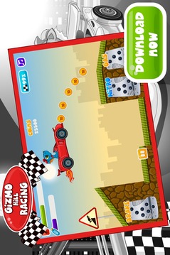 gizmo climb hill racing游戲截圖1