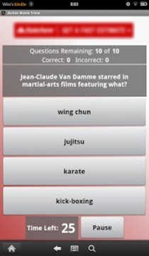 Action Movie Trivia游戏截图5