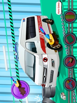 Ambulance Car Wash游戲截圖4