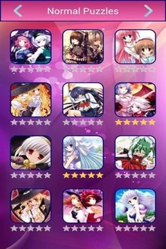 Girls Cartoon Puzzle游戲截圖3