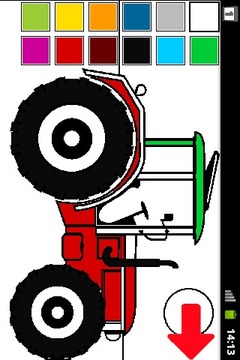 Tractor Colorbook游戲截圖2