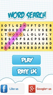 Word Search Swype游戲截圖1