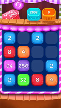 2048糖果版游戲截圖2