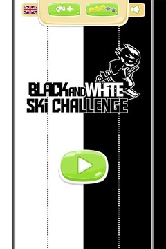 Black & White Ski Challenge游戲截圖3