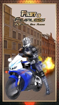 快速摩托赛车3D游戏截图1