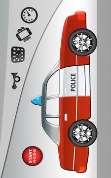警車樂趣為孩子們游戲截圖2