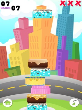 坍塌的蛋糕塔游戏截图2