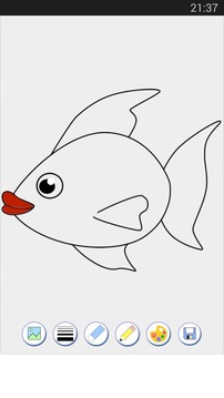 填色游戲 魚游戲截圖1