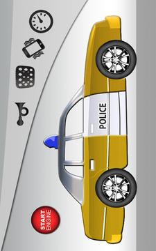 警車樂趣為孩子們游戲截圖4
