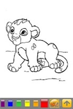 Lion King Coloring for Kids游戲截圖4