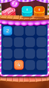 2048糖果版游戲截圖3