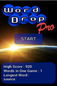 Word Drop Pro游戲截圖1
