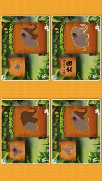 寶寶動物貼紙游戲截圖4