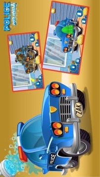 police car wash games for boys游戲截圖3