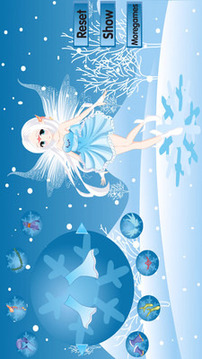 小仙女冬雪換裝游戲截圖1
