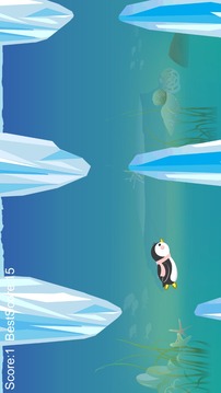 Chubby Penguin 企鵝勇闖冰山游戲截圖3