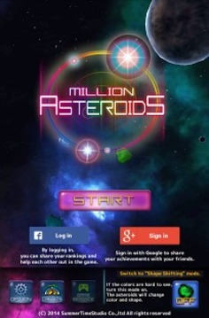 百万小行星游戏截图1