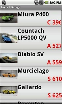 Forza 4 Garage游戲截圖2