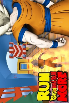 3D Goku Saiyan Dash Surfer Run游戲截圖2