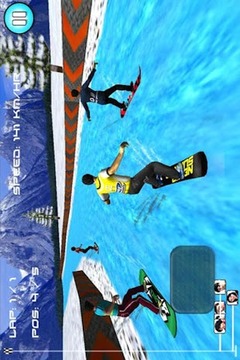 滑雪競賽游戲截圖3