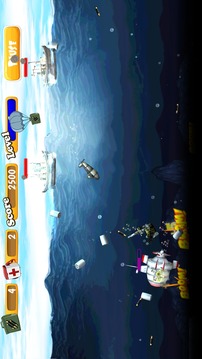 轻击潜水艇2D游戏截图2