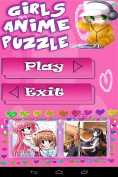 Girls Cartoon Puzzle游戲截圖4