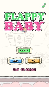 Flappy Baby - 倔強(qiáng)小寶寶游戲截圖4